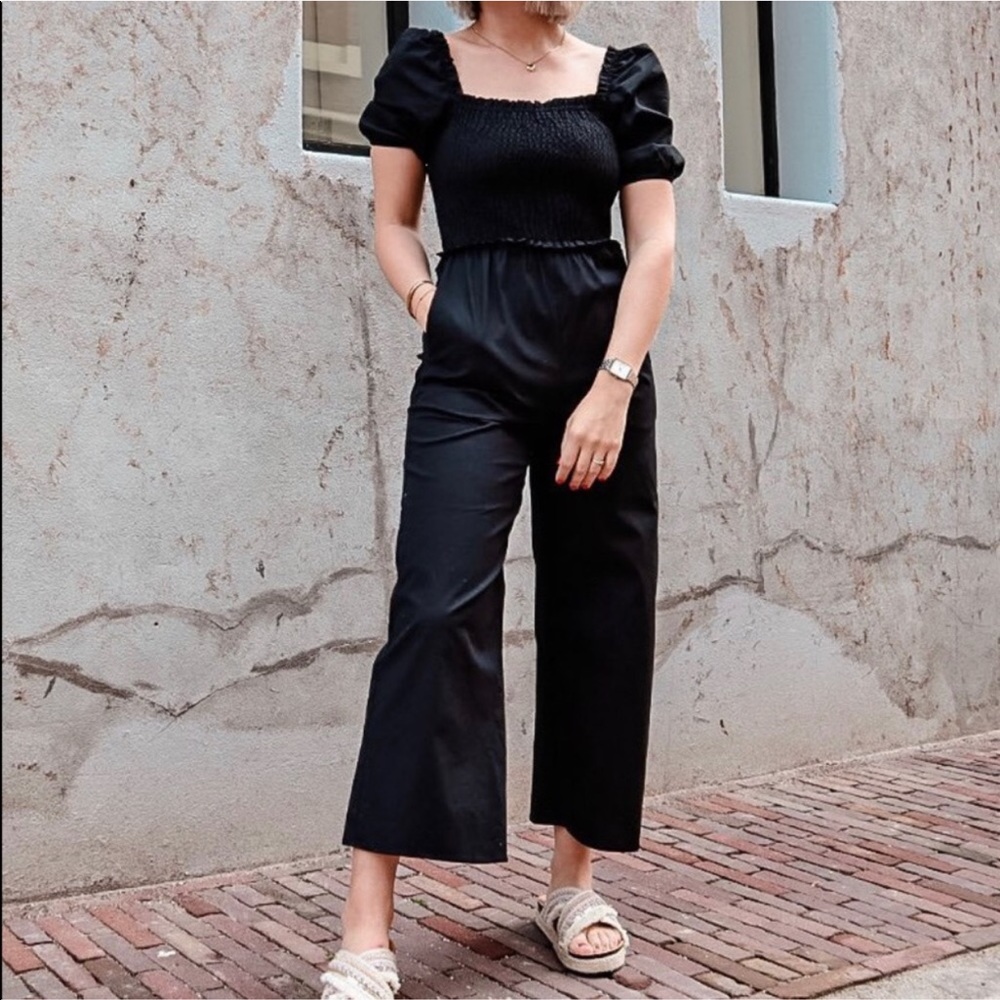 NWT H&M Cotton Poplin Jumpsuit